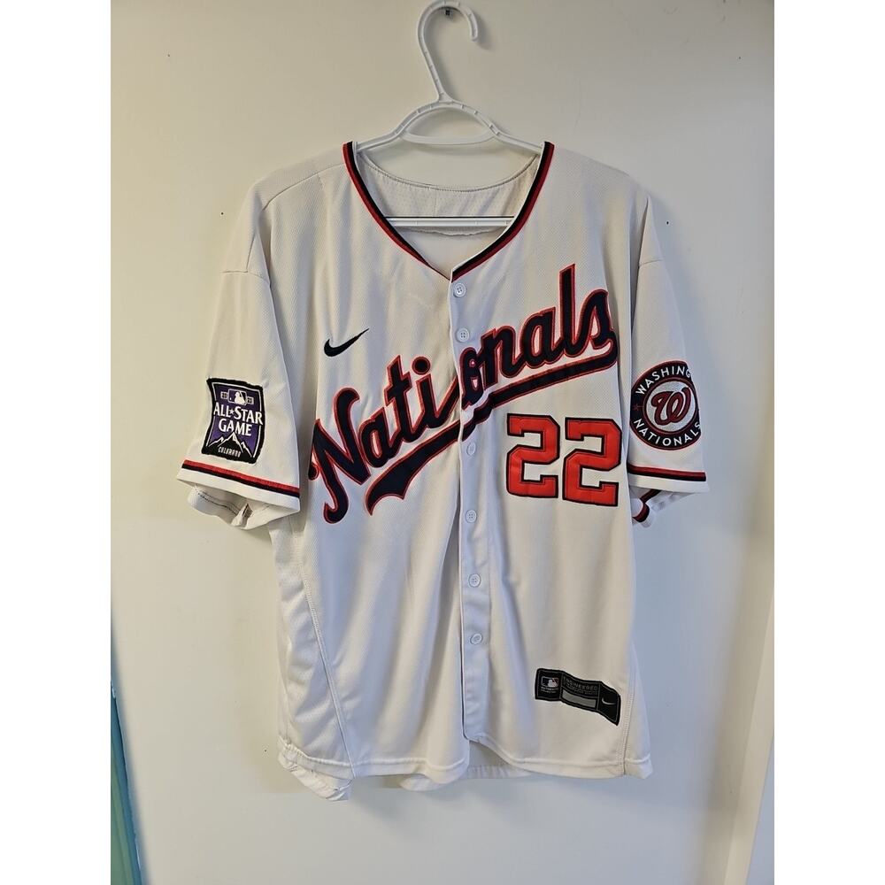 Nike Authentic Washington Nationals Juan Soto #22 Jersey Size 48 2021 All-Star